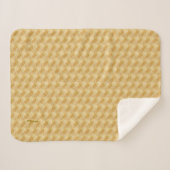 糸の金ゴールドシェルパブランケット – Adiela Akoo シェルパブランケット (正面(横))