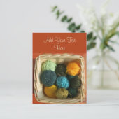 糸はがきバスケット ポストカード (スタンド正面)