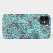 糸またはスポンジ状の青と灰色の絡み Case-Mate iPhoneケース (裏面(横))