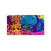 糸もつれ ラベル (正面)