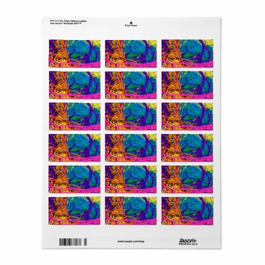 糸もつれ ラベル (フルシート)