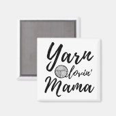 糸を愛するママ・ニット・クロシェ工芸品 マグネット (正面/裏面)