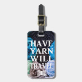 糸を持っている旅行工芸品 ラゲッジタグ (正面縦)