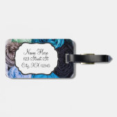 糸を持っている旅行工芸品 ラゲッジタグ (裏面横)