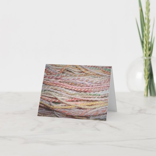 糸を糸で挟む カード (正面)