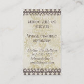 糸カスタム糸の裁縫の色スプール 名刺 (裏面)