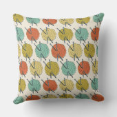 糸カラフル毛模様の玉 クッション (裏面)