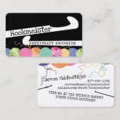 糸カラフル玉かぎ針 名刺 (正面/裏面)