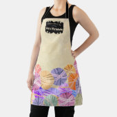 糸カラフル編み物かぎ棒手船のクラフトショー エプロン (インサイチュ)