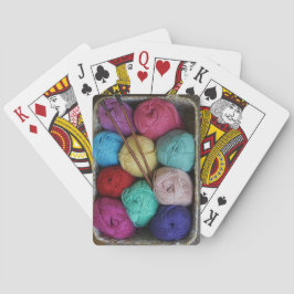 糸カラフル編み物 トランプ