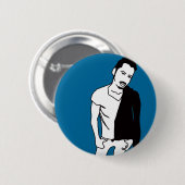 糸グリース 缶バッジ (正面&裏面)