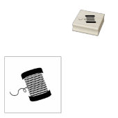 糸ゴム印のスプール ラバースタンプ (押印)