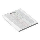 糸パーソナライズされた先生本 ノートパッド (アングル)