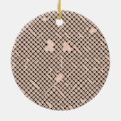 糸切れ釣り網セラミックの木の装飾 セラミックオーナメント (裏面)