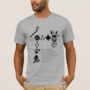 糸口バンドはステンシル及び叙情詩的なワイシャツ"駆け落ちします" Tシャツ