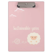 糸地球に優し付きおもしろい羊 クリップボード (正面)