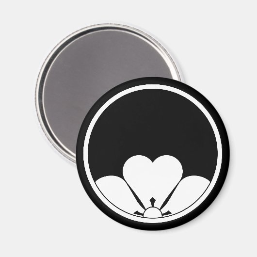 糸状のリングを持つピーフォレビューの木のソレル マグネット (正面/裏面)