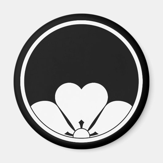 糸状のリングを持つピーフォレビューの木のソレル マグネット (正面)