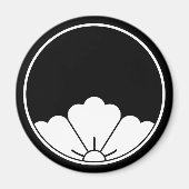 糸状の斜方形中国のの花形の花形 マグネット (正面)