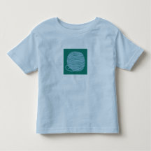 糸玉のライトブルーTシャツ