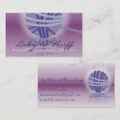 糸玉鏡反射編み物かぎ 名刺 (正面/裏面)