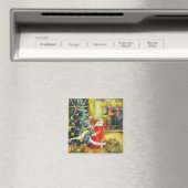 糸球付きサンタ：クリスマスマグネット マグネット (インサイチュ (食洗機))