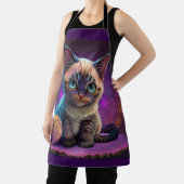 糸球付き美しい若子猫 エプロン (インサイチュ)