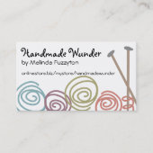 糸球編み機編み物針クラフトショー 名刺 (正面)