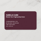 糸素朴編み物 名刺 (裏面)