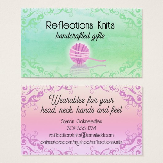 糸編み機のボール編み物かぎ針編みホームズパン (正面&裏面)