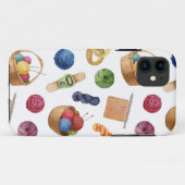 糸編み物及びクロシェ針カバー Case-Mate iPhoneケース (裏面(横))