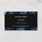 糸編み物手紡織写真 名刺 (裏面)