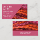 糸編み物紡織機 名刺 (正面/裏面)