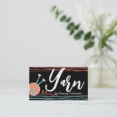 糸編み物編み機のボール 名刺 (スタンド正面)