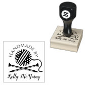 糸編み物針はラブスタンプで手作り ラバースタンプ (押印)