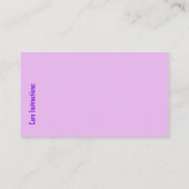 糸芸術的 名刺 (裏面)