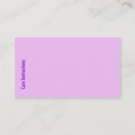 糸芸術的 名刺 (裏面)