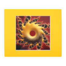 糸製黒及び金ゴールドフラクタル