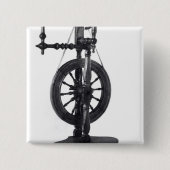 糸車 缶バッジ (正面)