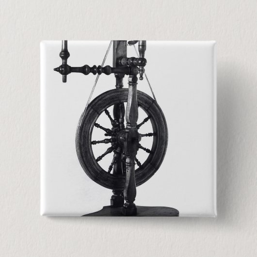 糸車 缶バッジ (正面)