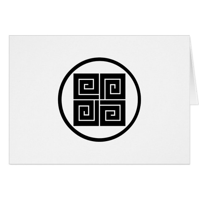 糸輪に四つ稲妻 (正面横)