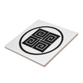 糸輪に四つ稲妻 タイル (側面)