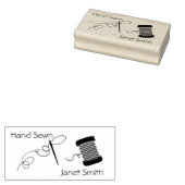 糸・針手縫い業 ラバースタンプ (押印)