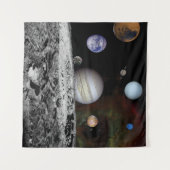 系の惑太陽の星 タペストリー (正面(横))