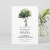 系図ツリー 年間 家族再会 スクリプト 招待状 (スタンド正面)