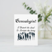 系図学おもしろいはがき ポストカード (スタンド正面)