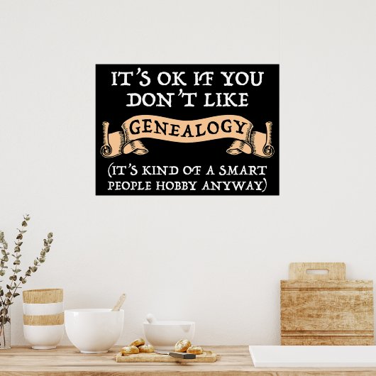 系図学が好もしきじゃなくて良い ポスター (キッチン)