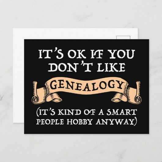 系図学が好もしきじゃなくて良い ポストカード (正面/裏面)