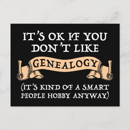 系図学が好もしきじゃなくて良い ポストカード (正面)