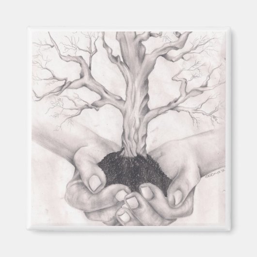 系図学とファミリの履歴 マグネット (正面)